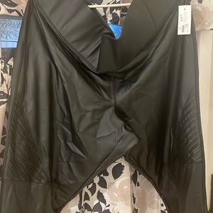 Lane Bryant-Livi active wear pants in faux leather- NWT